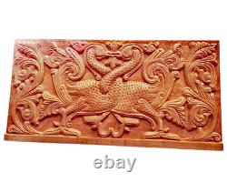 Hand Carved 3D Wood Panel Carved Wall Art Hanging Natural Home Decor designs