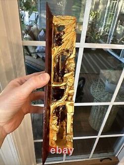 Hand Carved Gilded Wooden Chinese Wall Panel