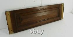 Hand Carved Oak Pediment Over door Architectural Antique Salvage Board Panel