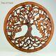 Handmade Carved Wooden Decorative Wall Art Tree Of Hope Panel