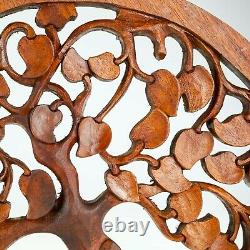 Handmade Carved Wooden Decorative Wall Art Tree of Hope Panel