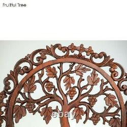 Handmade Carved Wooden Decorative Wall Art Tree of LOVE Panel
