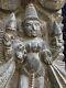 Hindu Wood Carving Goddess Lakshmi Antique Hand-carved Wood Panel