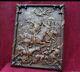 Horsemen Of The Apocalypse Carved Panel Natural Wood Solid Beech
