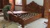 How To Build A King Size Bed With Extremely Wonderful Carved Wood Details Woodworking Project