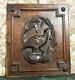 Hunting Trophy Wood Carving Panel Antique French Flower Architectural Salvage