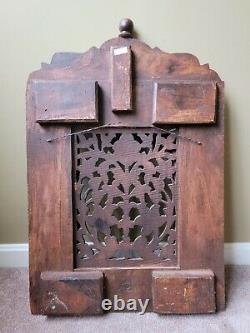 JOHN RICHARD COLLECTION Vintage Hand Carved Wood Wall Plaque Panel 20 X 30