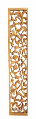 Jaliwork Feature Wall Panel Hand Carved in Pinewood PN883