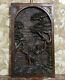 Lady Swing Landscape Wood Carving Panel Antique French Architectural Salvage 21