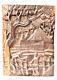 Large Black Forest Germany Carving Wood Carved Wall Plaque Panel 15 1/2- 6.1