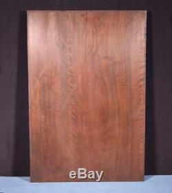 Large French Antique Deep Carved Architectural Panel Door Solid Walnut Wood