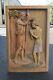 Large Wood Carved Baptistry Panel Of The Baptism Of Jesus (cu202) Chalice Co
