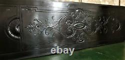 Large griffin scroll leaf carving panel Antique french architectural salvage