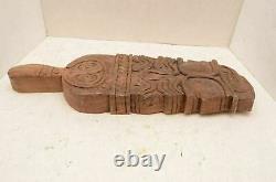 Massim Paddle Club wood Carved Papua new guinea plaque panel Trobrainds island