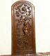 Mermaid Scroll Leaves Wood Carving Panel Antique French Architectural Salvage