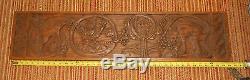 Mid Century Garden of Eden Carved Wall Panel by Evelyn Ackerman ERA Industries
