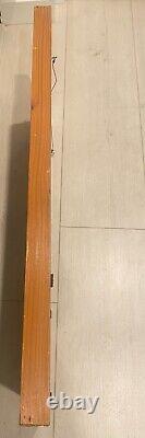 Mid Century South Pacific Carved Wood 2 Sided Panel Achitectural/Printmaking