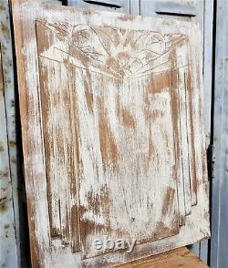 Modernist fruit art deco carving panel Antique french architectural salvage 21