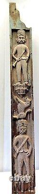 Neo Carved Panels Classical Wooden Poly Chrome Soldier Lion Collectibles Vintage