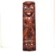 New Zealand Maori Vintage Carved Timber Wood Warrior Panel Pacific Plaque Tiki