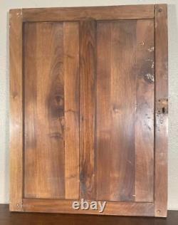 Nicely Carved Vintage/Antique Gothic Revival Solid Walnut Wood Linen Fold Panel
