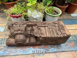 Old Ancient Wood Hand Carved Door Wall Panel Rare Panel Bracket Wall Decor