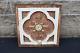 Old Carved Wood Panel With Cross Design, 25 X 24 1/4 (cu597) Chalice Co