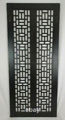 Oriental Chinese Carved Lacquered Wood Door Panel Wall Hanging Asian Decor 60