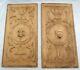 Pair Antique French Carved Solid Wood Oak Doors Panels Salvage Medieval Gothic 5