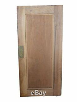 Pair French Antique Hand Carved Walnut Wood Grape Wheat Panel Cabinet Door