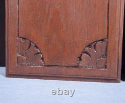 Pair of Antique French Highly Carved Panels in Oak Wood Salvage