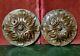 Pair Rosette Rosace Carved Wood Panel Antique French Architectural Salvage 7