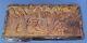 Panel Carved Wood Painting Wall Safari Signed Year 2001