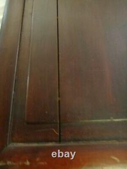 Pr. Antique Chinese Carved Hardwood Panels withFemale & 24k Trim. 50 tall