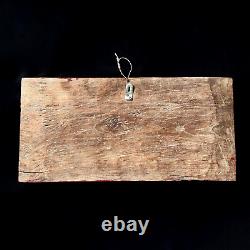 Primitive Carved Wood Story Board Panel Bali Aga Tribal Antique Carving Fine Art