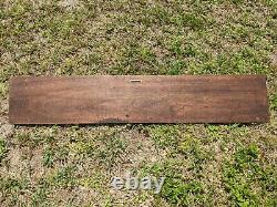 RARE Antique Art Nouveau Carved Wood Panel Wall Hanging Pediment 49 x 9 WOW