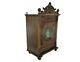Romantic Kitchen Apothecary Bathroom Cabinet Hand Carved Wood Flower Panel Door