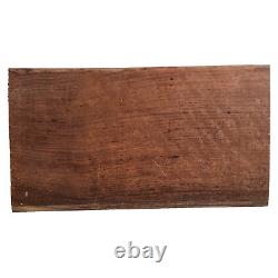 Rosette flower wood carving panel 14.37 in Antique French architectural salvage