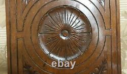 Rosette rosace flower carving panel Antique french architectural salvage 14