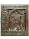 Sale Stunning Gothic Birth Of Christ Carved Door Panel In Wood + Evangelist (2)