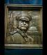 Stalin Generalissimo Ussr Tyrant Carved Panel Natural Wood Solid Beech