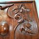 Scroll Leaf Grapes Wood Carving Panel 1693 Antique French Architectural Salvage