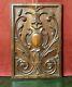 Scroll Leaves Carved Wood Panel Antique Vintage French Architectural Salvage 19