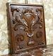 Scroll Leaves Flower Wood Carving Panel Antique French Architectural Salvage