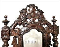 Scroll leaves mirror frame decorative panel antique french architectural salvage