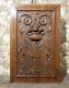 Scroll Leaves Wood Carving Panel Antique French Gothic Architectural Salvage