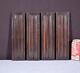 Set Of Four Antique French Gothic Revival Panels In Chestnut Wood Withlinen Folds