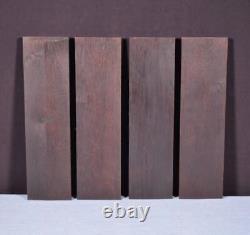 Set of Four Antique French Gothic Revival Panels in Chestnut Wood withLinen Folds