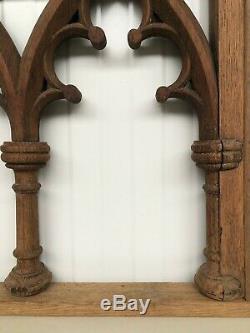 Stunning Carved Gothic panel in oak