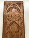 Stunning Gothic Church Panel In Wood -carved Panel In Oak (1)